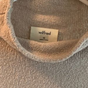 Wilfred cropped mockneck sweater.